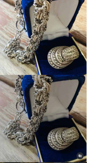 Sterling Silver Ring & Bracelet Set